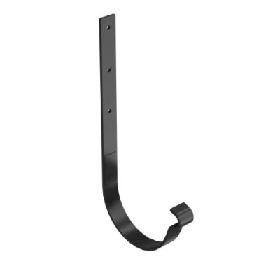 BRYZA STAL Hak prosty do rynien 125 mm - CIEMNY GRAFIT